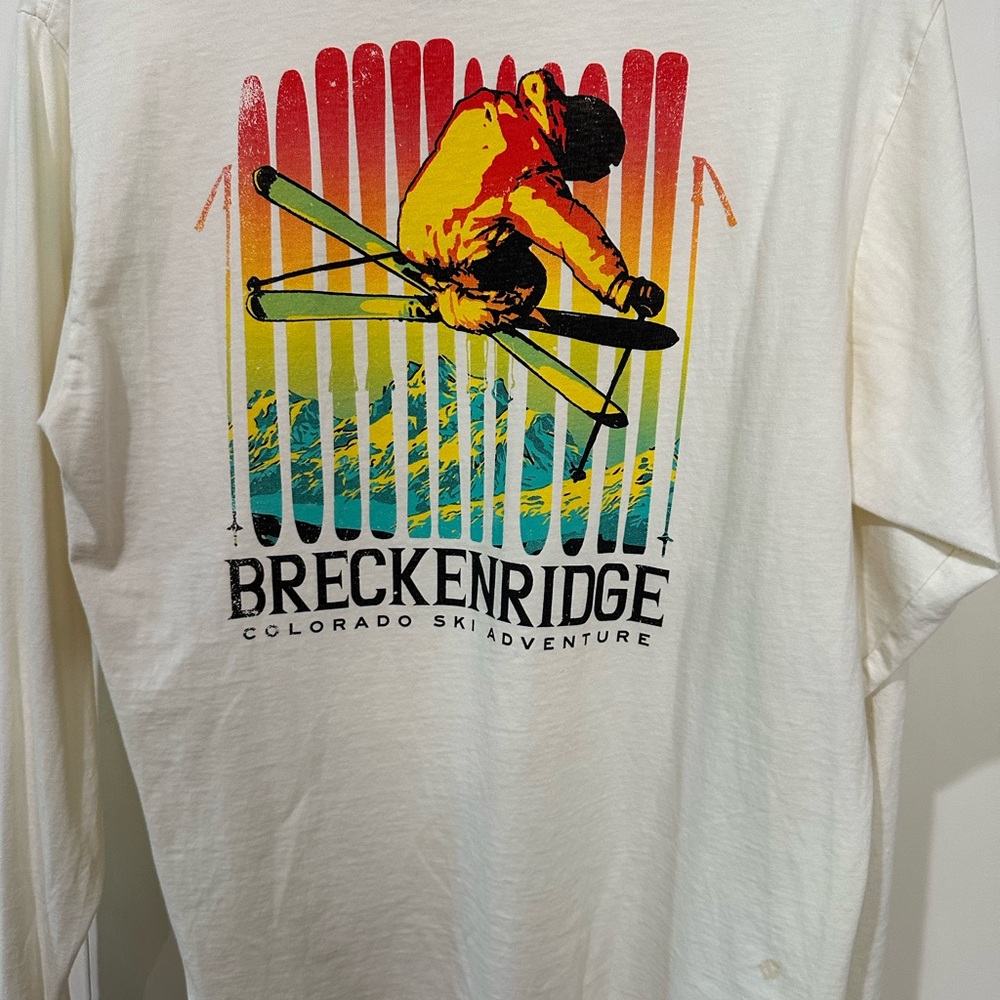 Breckenridge Ski - Long Sleeve T-Shirt (S)